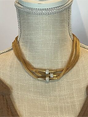 Mesh Chain Statement Necklace/Bracelet